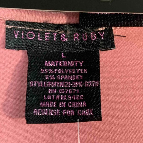 NWT - Violet and Ruby Maternity Tops (Size: L) - Picture 4 of 4